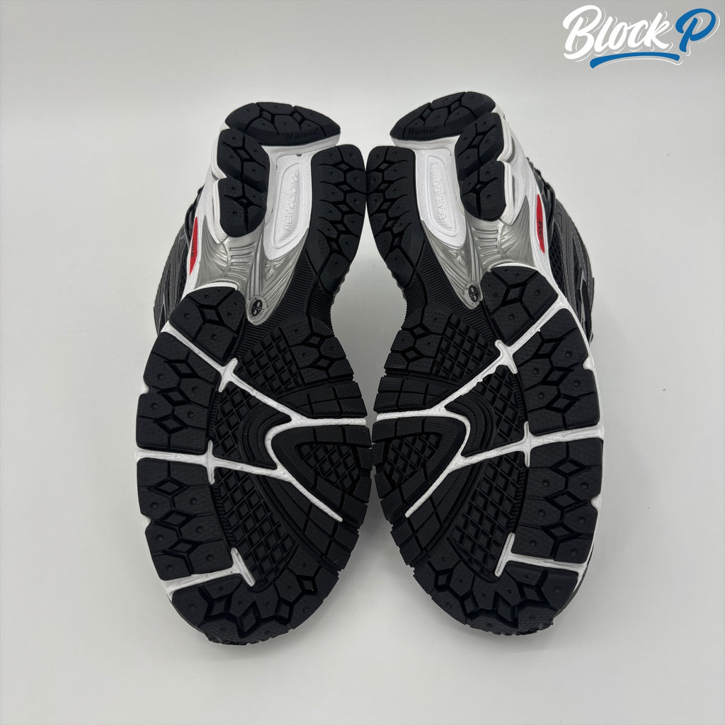 New Balance 1906R Black/Red sole detail — Block P Liverpool