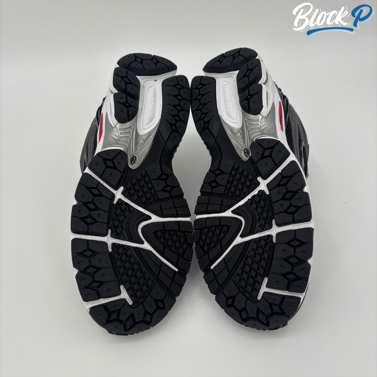 New Balance 1906R Black/Red sole detail — Block P Liverpool