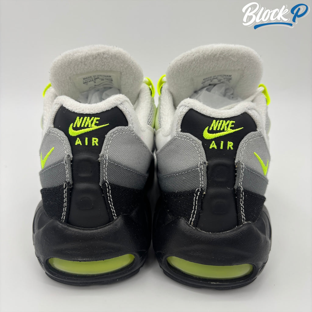 Nike Air Max 95 Neon ID top-down view — Block P Liverpool