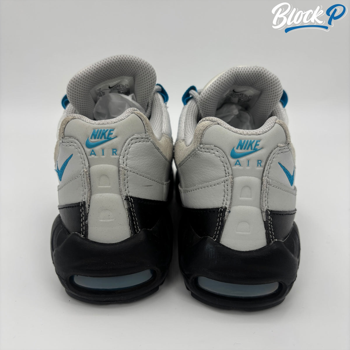 Nike Air Max 95 Laser Blue top-down view — Block P Liverpool