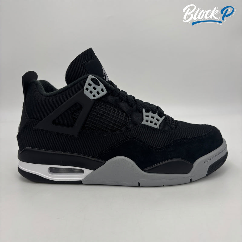 Nike Jordan 4 Black Canvas