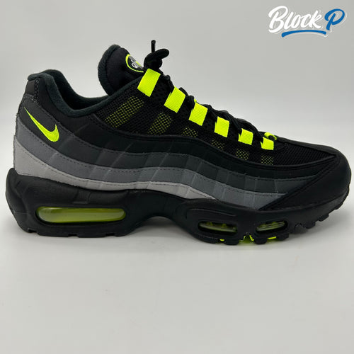 Nike Air Max 95 Reverse Neon side profile — available at Block P Liverpool, 36 Renshaw Street L1 4EF. FV4710-001