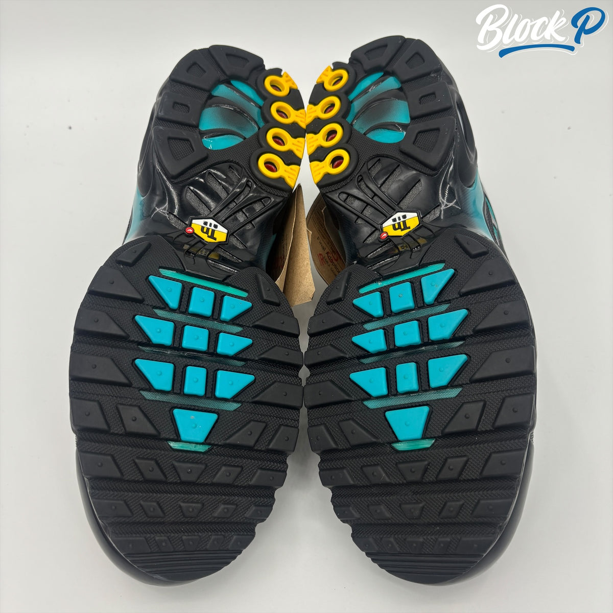 Nike Air Max Plus TN Sample sole detail — Block P Liverpool