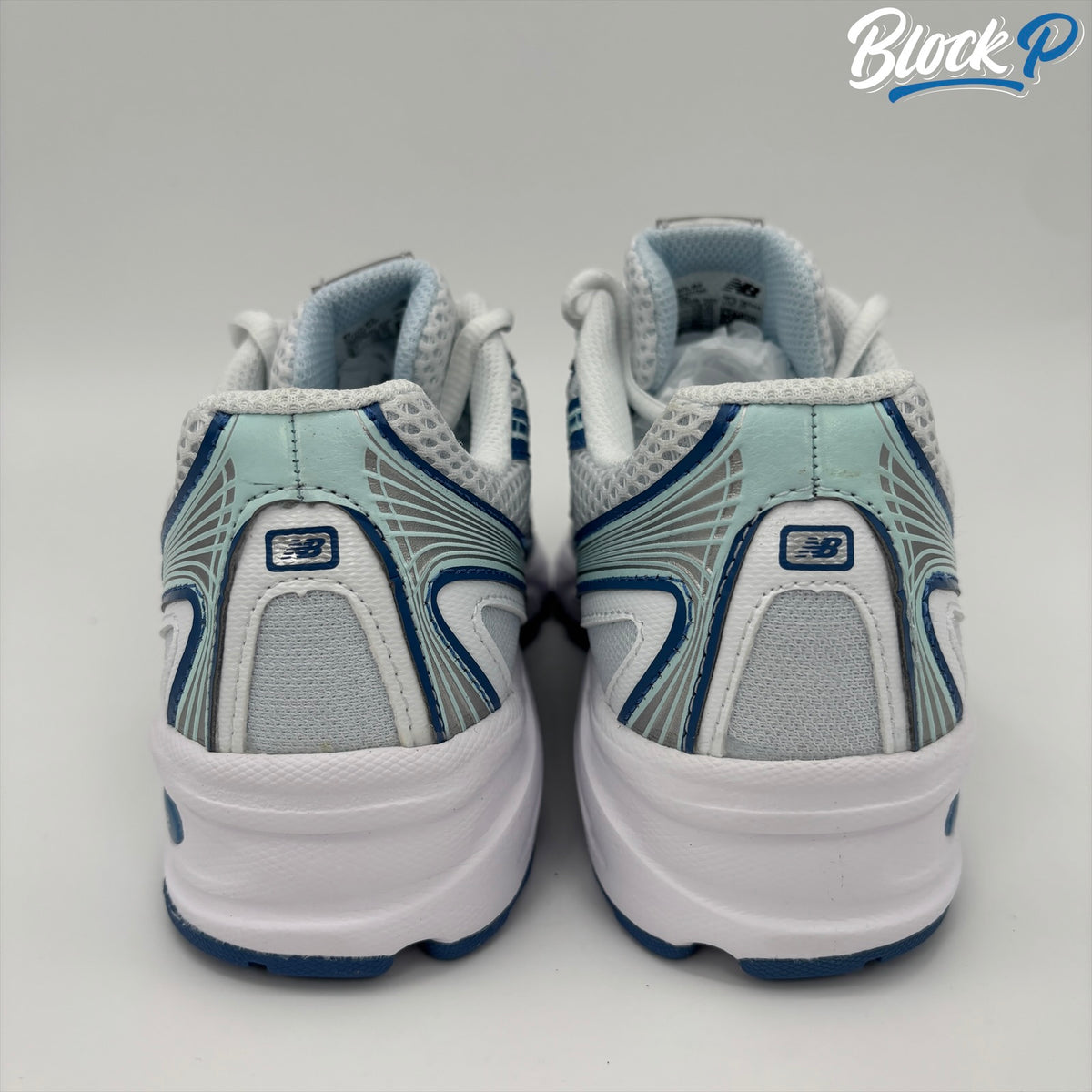 New Balance 740 Blue top-down view — Block P Liverpool