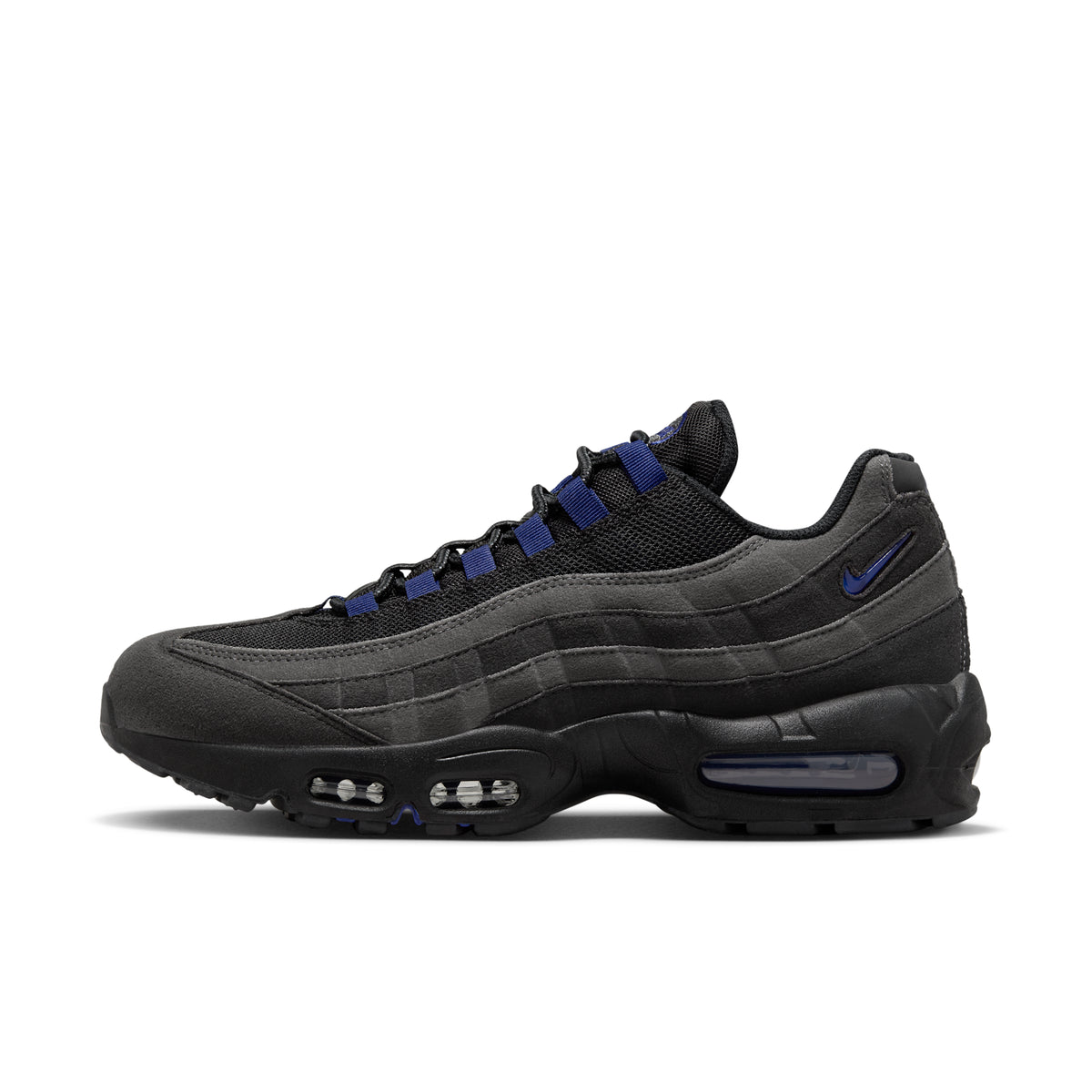 Nike Air Max 95 Blue Jewel on-foot lifestyle shot — Block P Liverpool