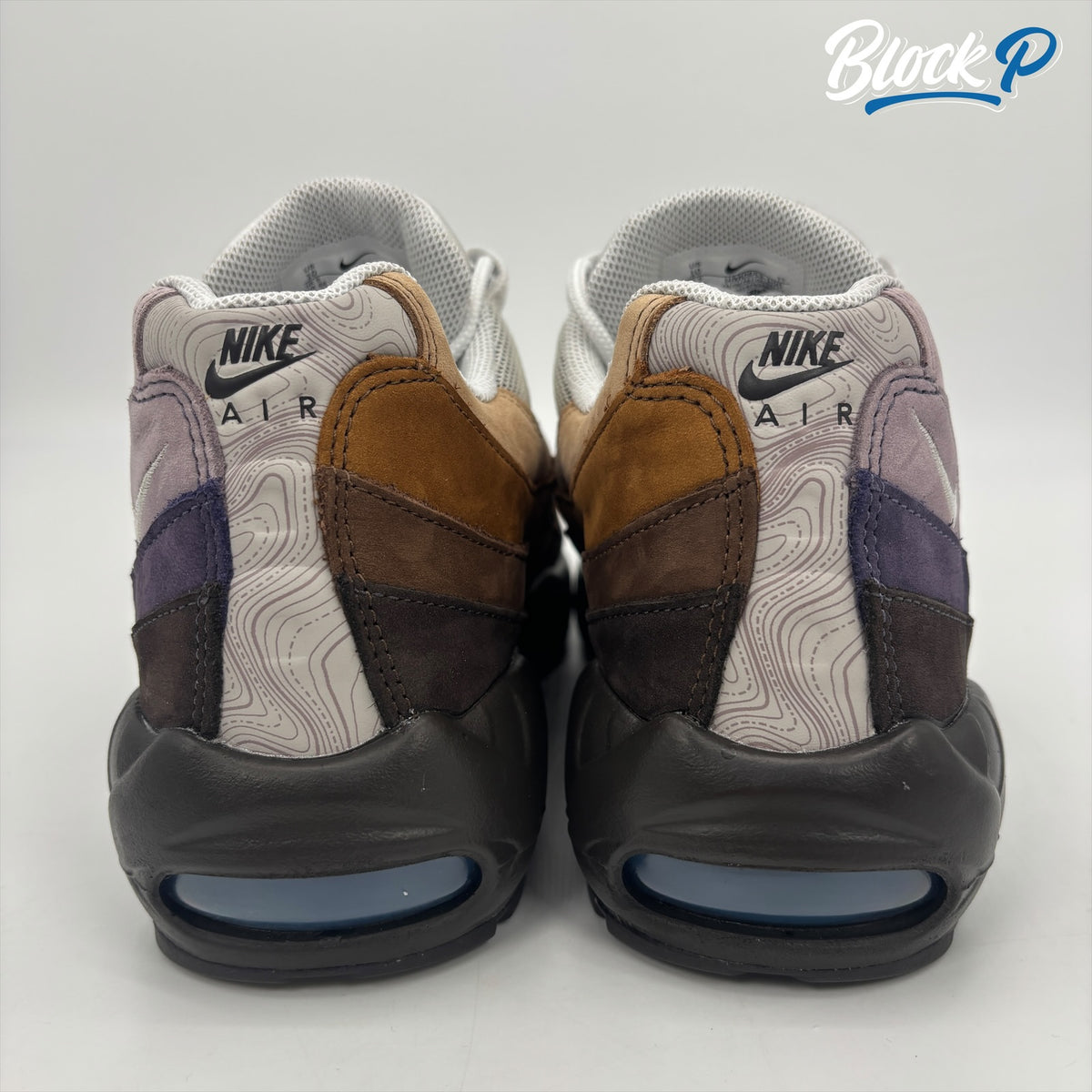 Nike Air Max 95 Unearthed top-down view — Block P Liverpool