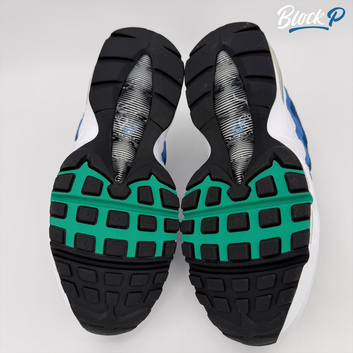 Nike Air Max 95 Big Bubble Emerald sole detail — Block P Liverpool