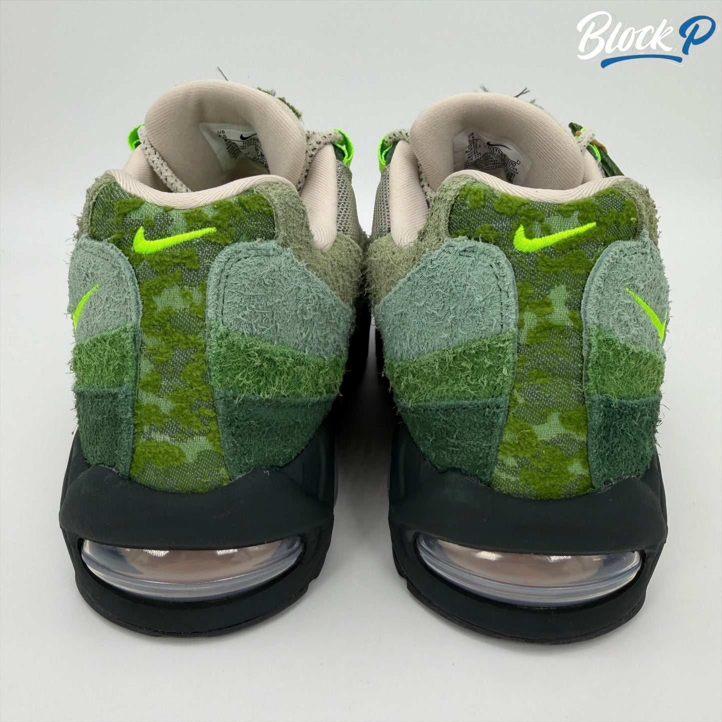 Nike Air Max 95 Ducks Of A Feather The Woods sole detail — Block P Liverpool