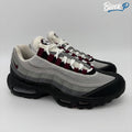 Nike Air Max 95 Beetroot in dark beetroot, neutral grey and black — available at Block P Liverpool, 36 Renshaw Street L1 4EF