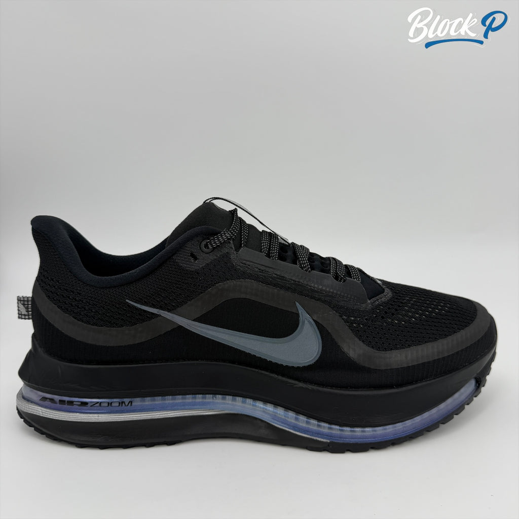 Nike Pegasus Premium Black side profile — Block P Liverpool
