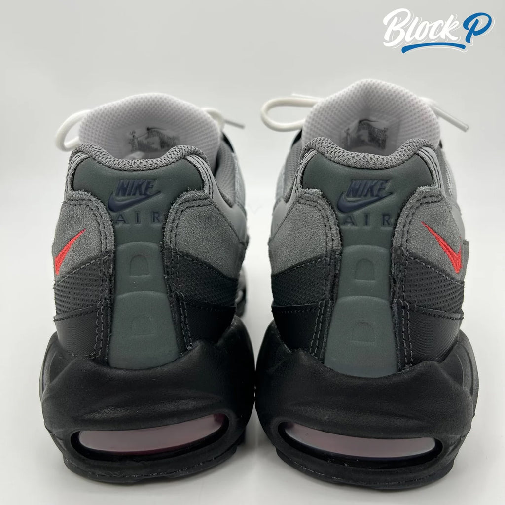 Nike Air Max 95 Track Red top-down view — Block P Liverpool