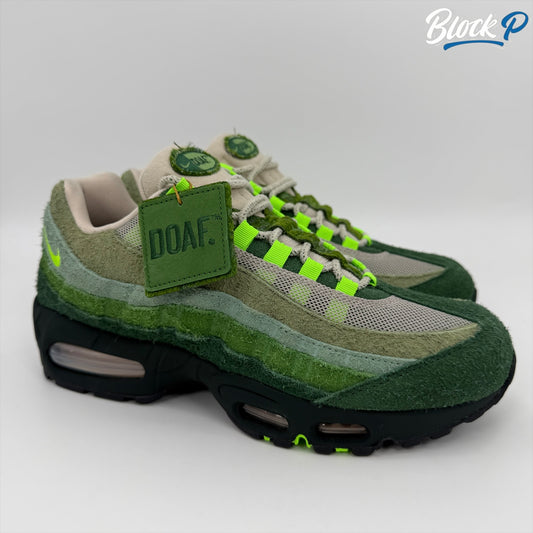 Nike Air Max 95 Ducks Of A Feather The Woods in electric green — available at Block P Liverpool, 36 Renshaw Street L1 4EF