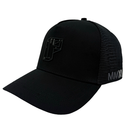 Block P Grey Cap