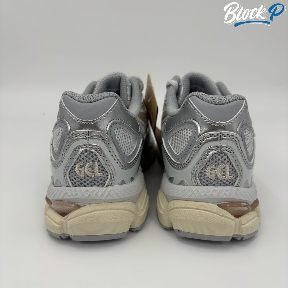 ASICS Gel-NYC Glacier-Grey top-down view — Block P Liverpool
