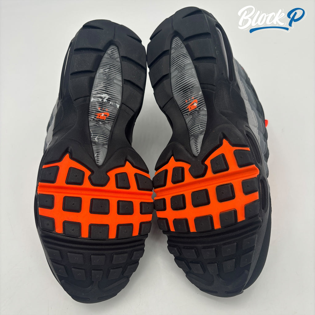 Nike Air Max 95 Hyper Crimson sole detail — Block P Liverpool