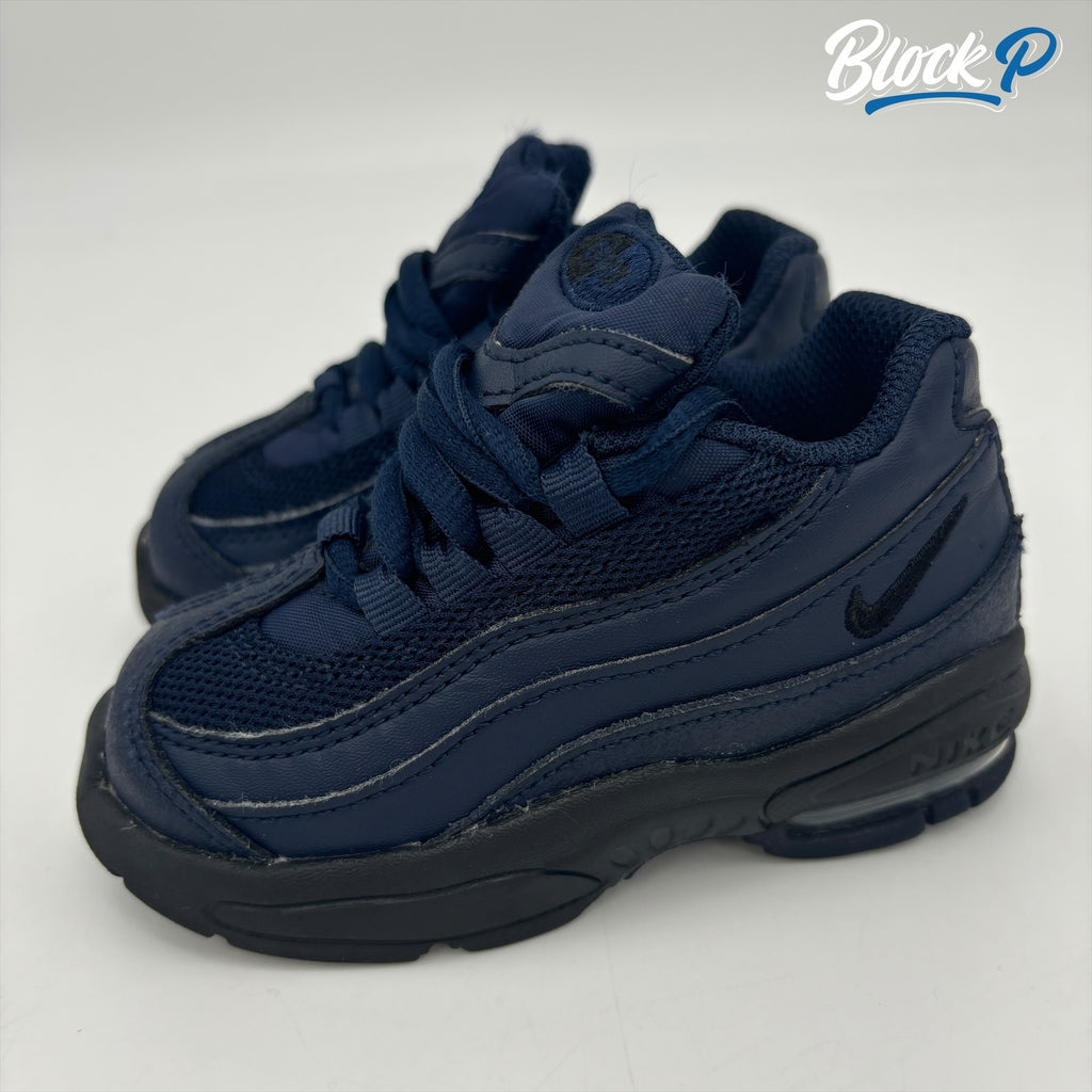 Nike Air Max 95 Navy (TD) rear view — Block P Liverpool