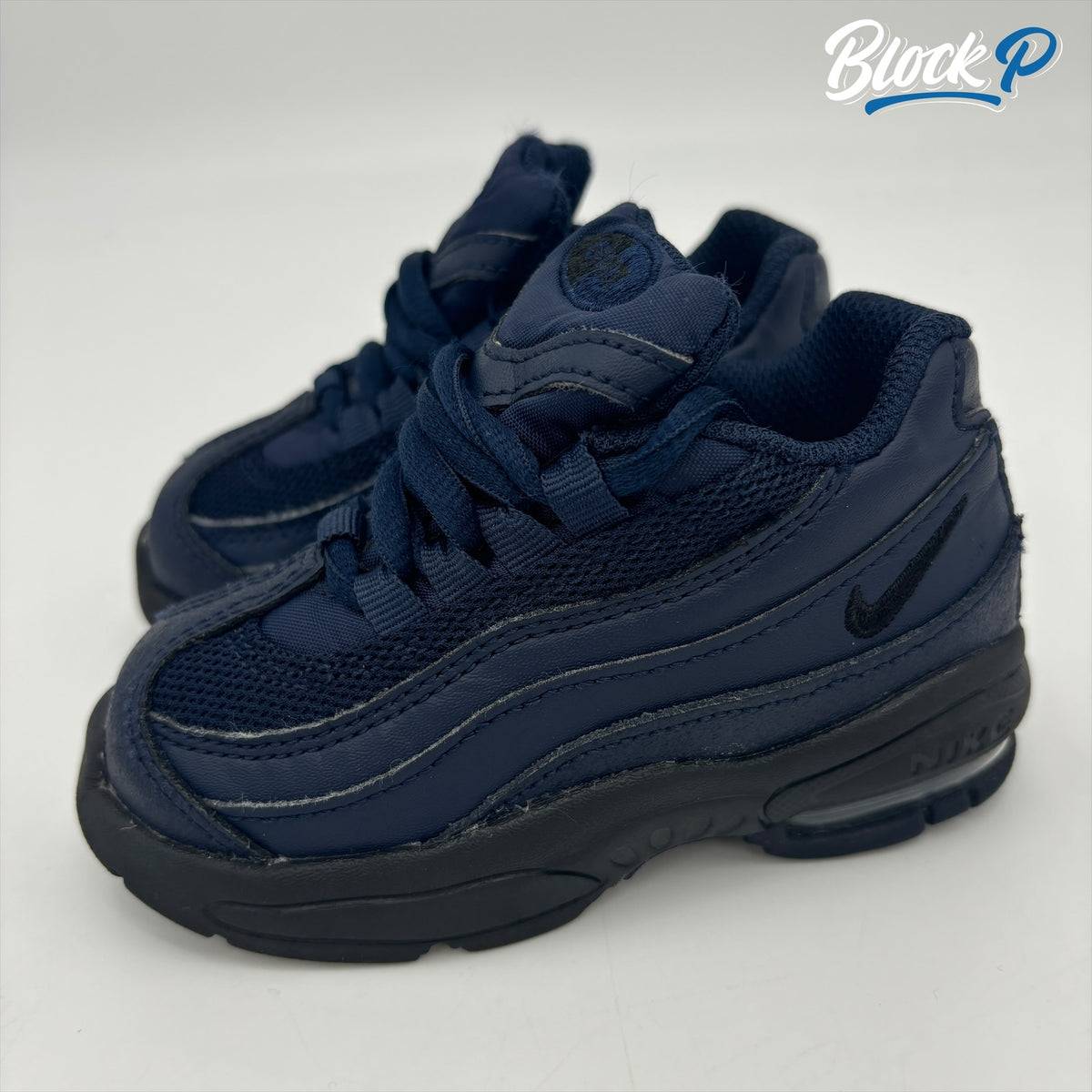 Nike Air Max 95 Navy (TD) rear view — Block P Liverpool