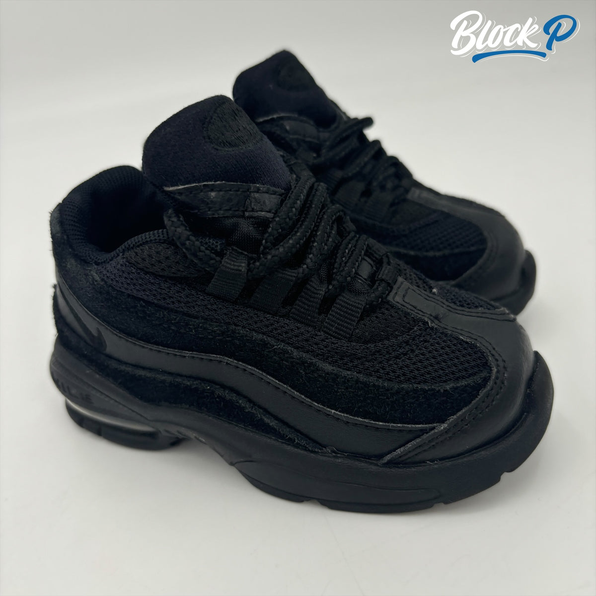 Nike Air Max 95 Triple Black (TD) — available at Block P Liverpool, 36 Renshaw Street L1 4EF