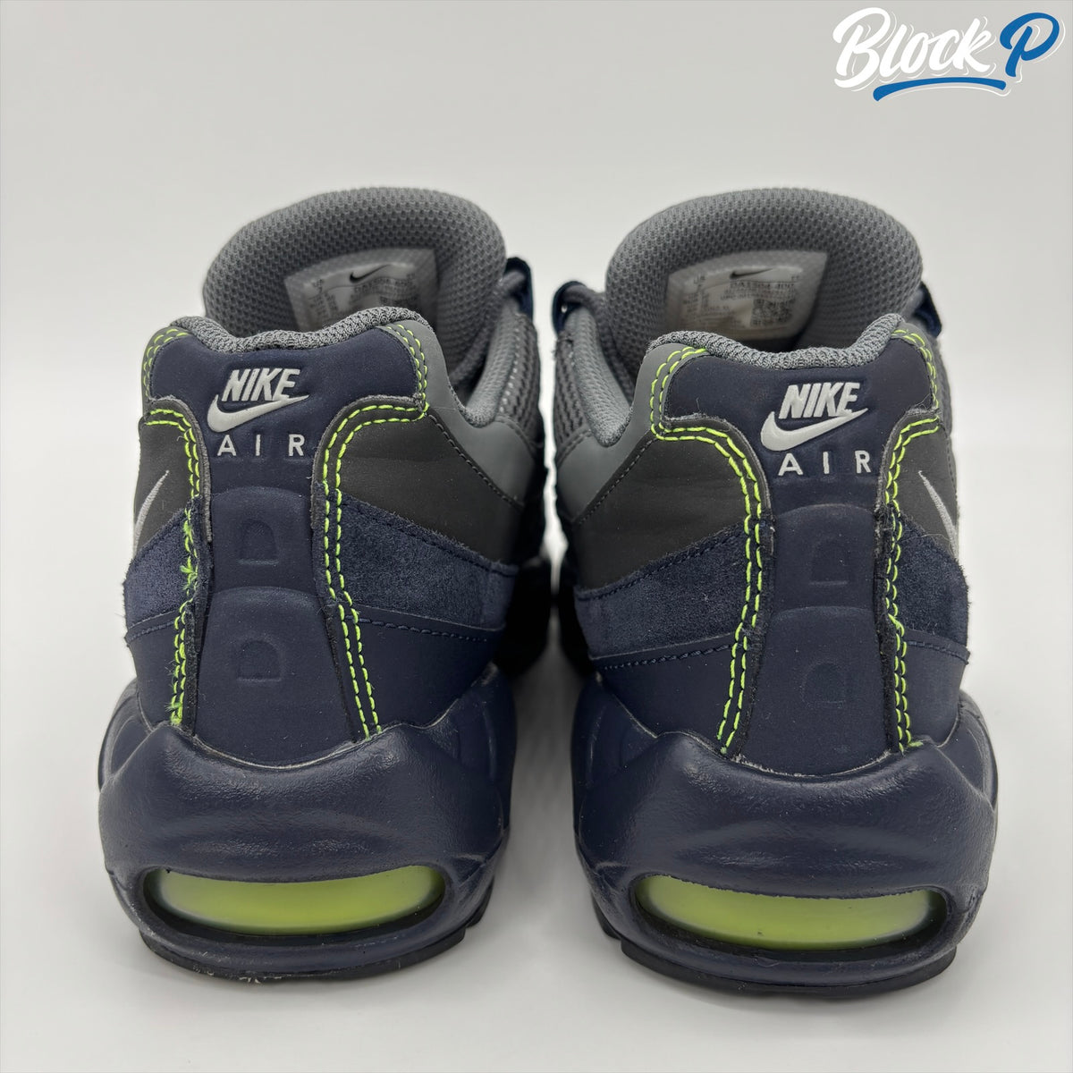 Nike Air Max 95 Seahawk top-down view — Block P Liverpool
