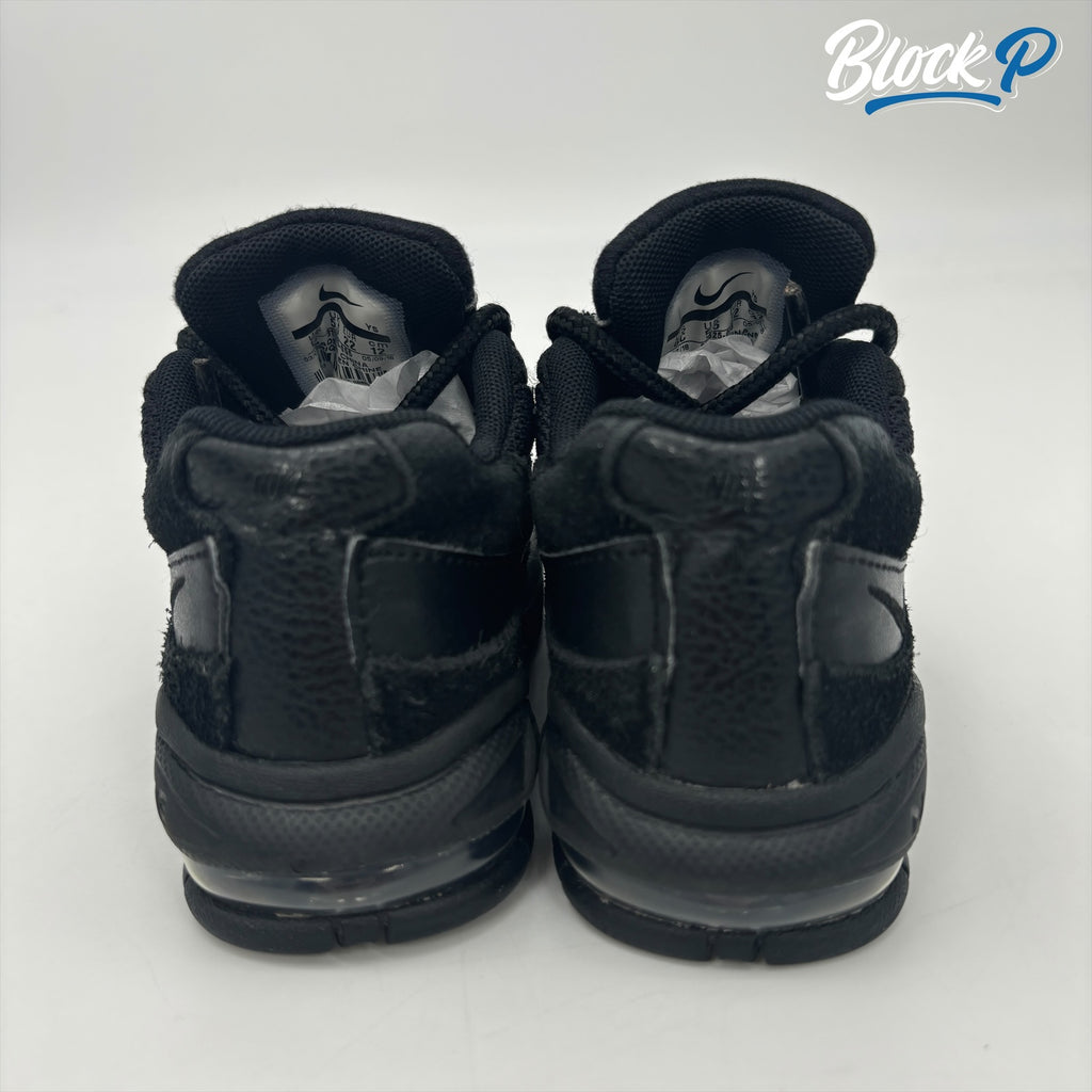 Nike Air Max 95 Triple Black (TD) top-down view — Block P Liverpool