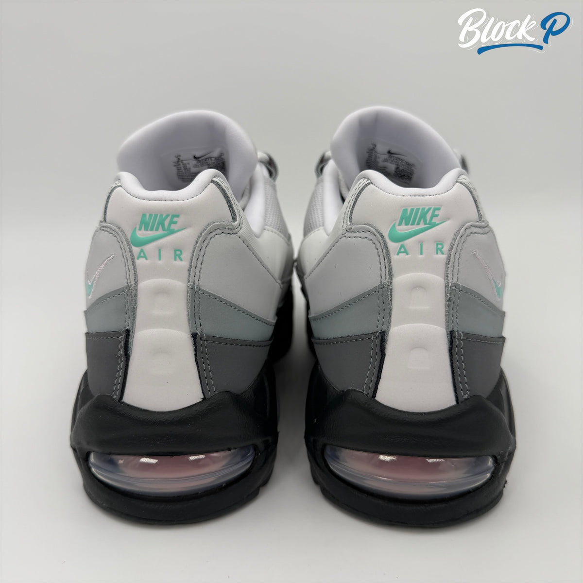Nike Air Max 95 Big Bubble Pink Apple 2026 top-down view — Block P Liverpool