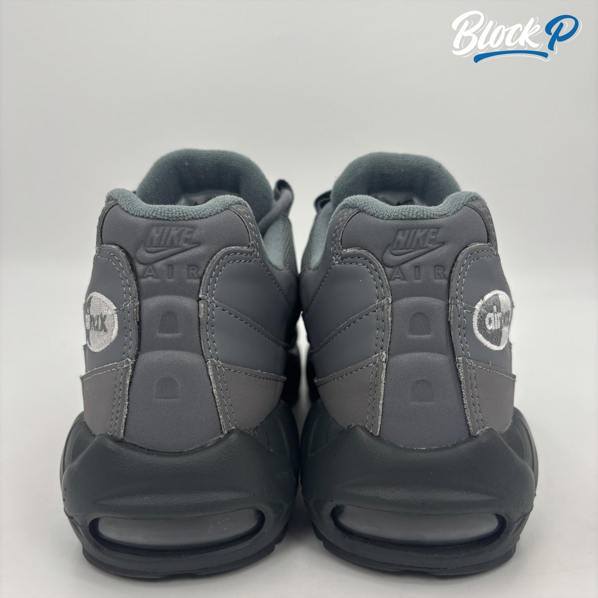 Nike Air Max 95 Reverse Logo top-down view — Block P Liverpool