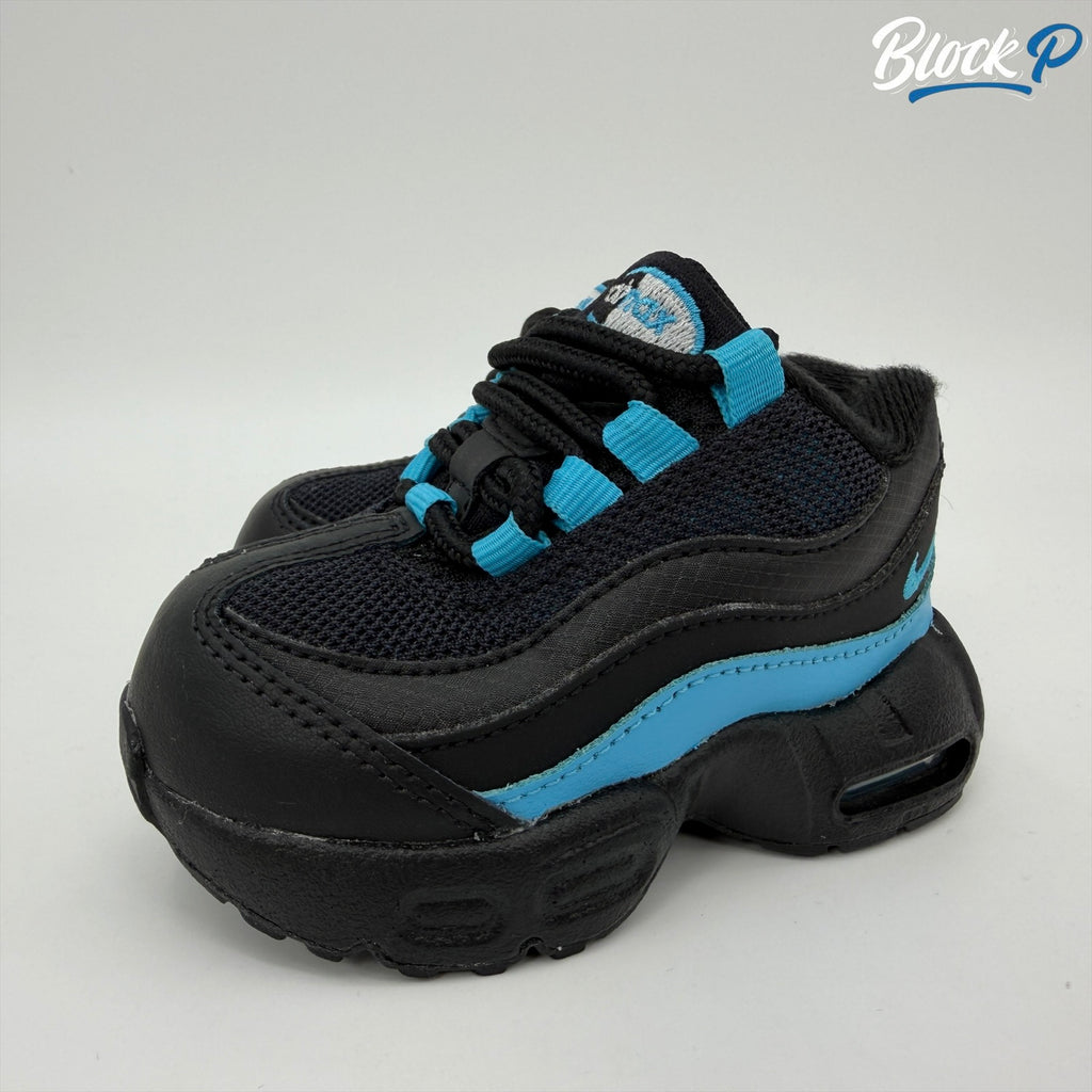 Nike Air Max 95 Black Baltic Blue (TD) - Shoes - image 3