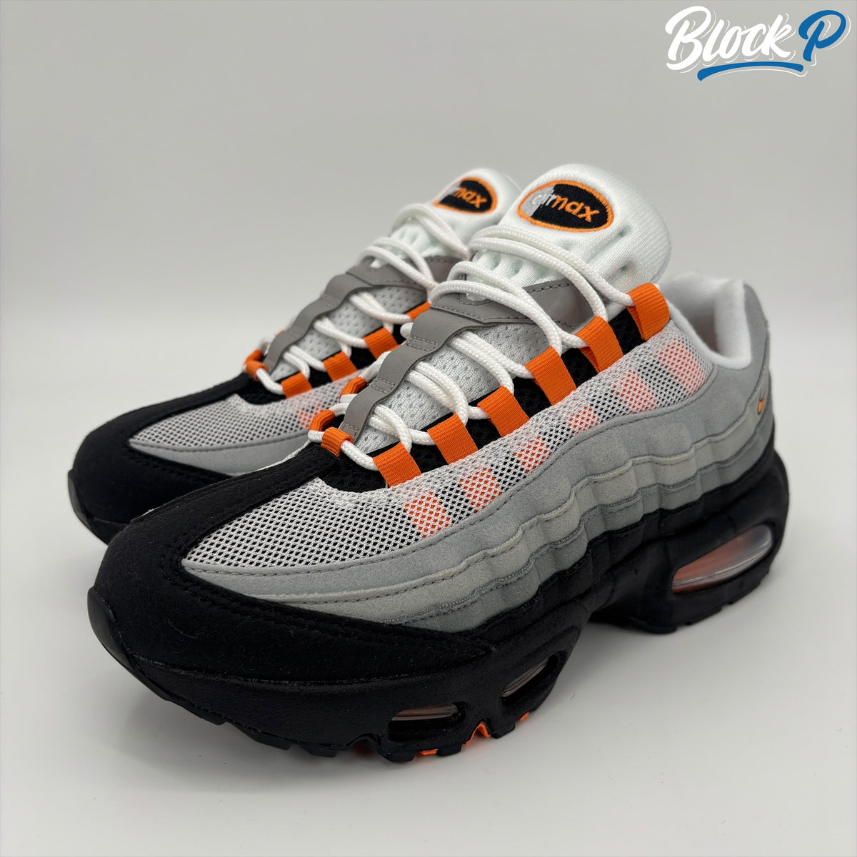 Nike Air Max 95 Mandarin (GS) rear view — Block P Liverpool