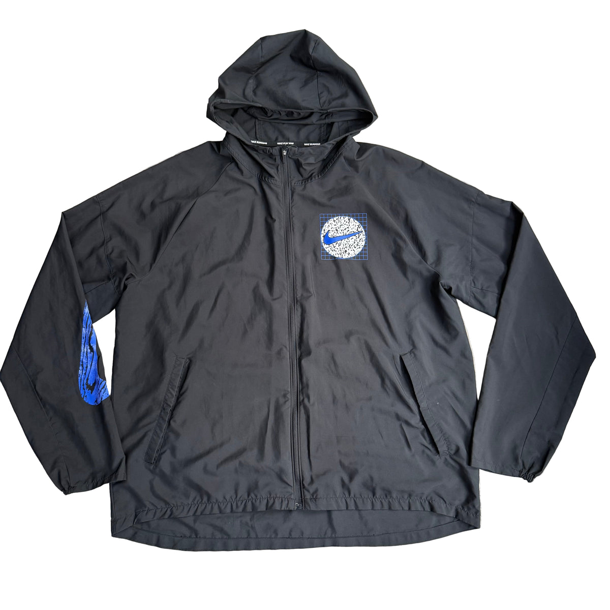 Nike Wild Run Globe Jacket Black — available at Block P Liverpool, 36 Renshaw Street L1 4EF