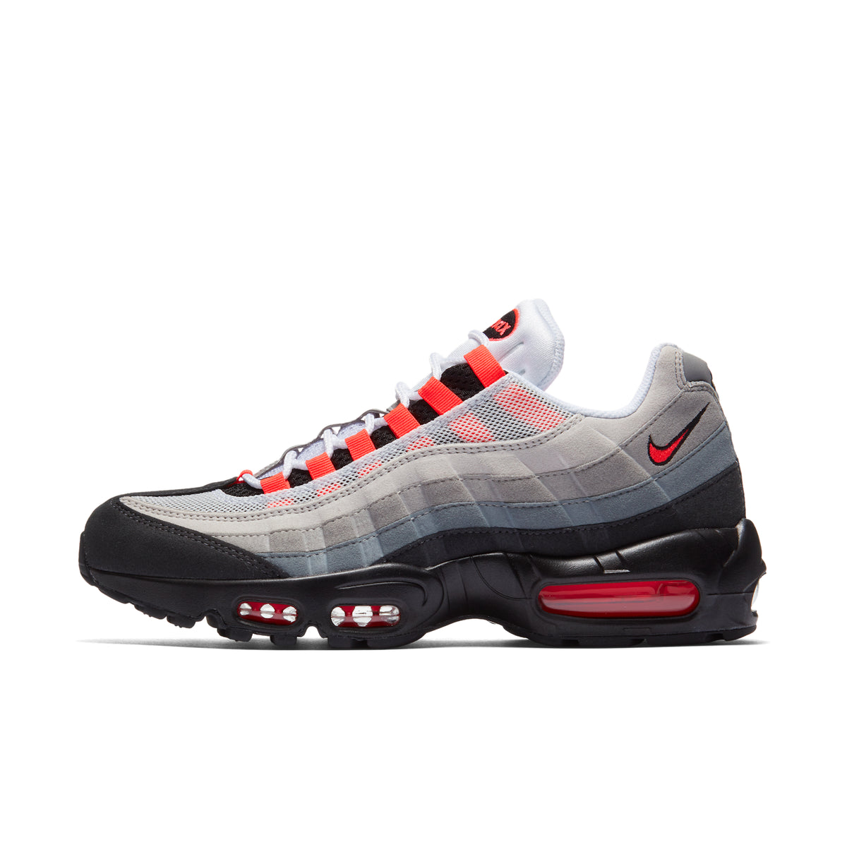 Nike Air Max 95 Solar Red 2017 on-foot lifestyle shot — Block P Liverpool