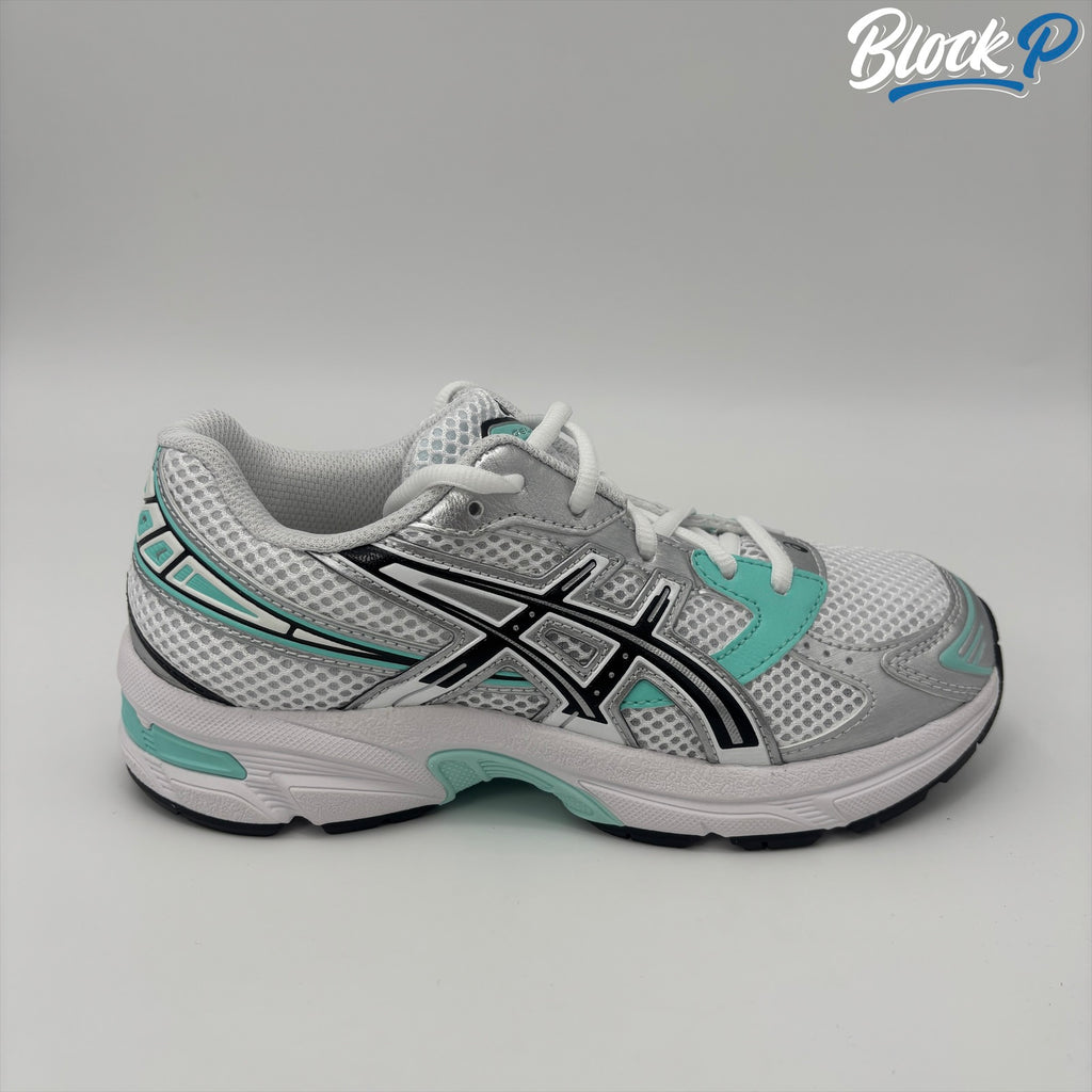 ASICS Gel-1130 White-Black side profile — Block P Liverpool