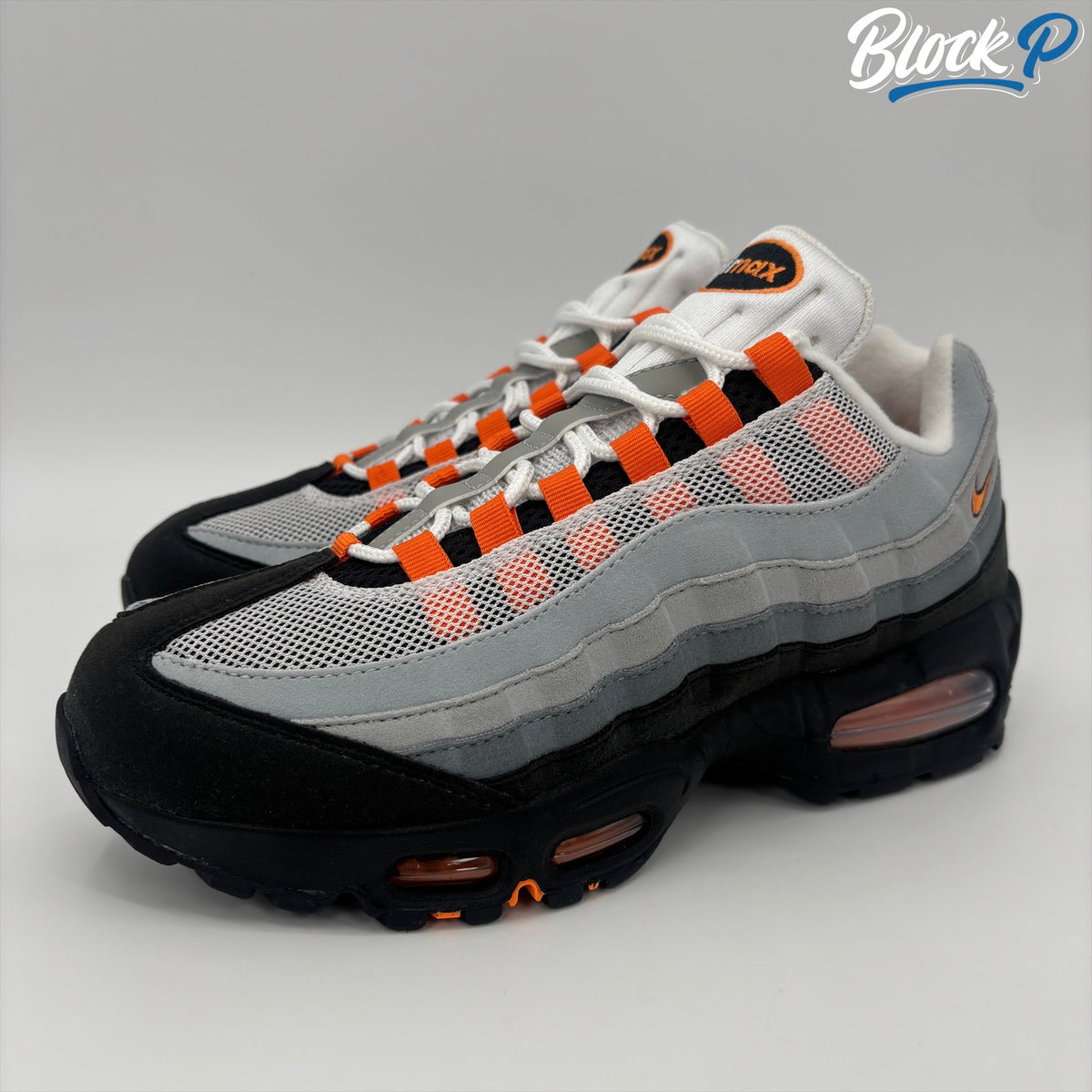 Nike Air Max 95 OG Mandarin 2025 rear view — Block P Liverpool