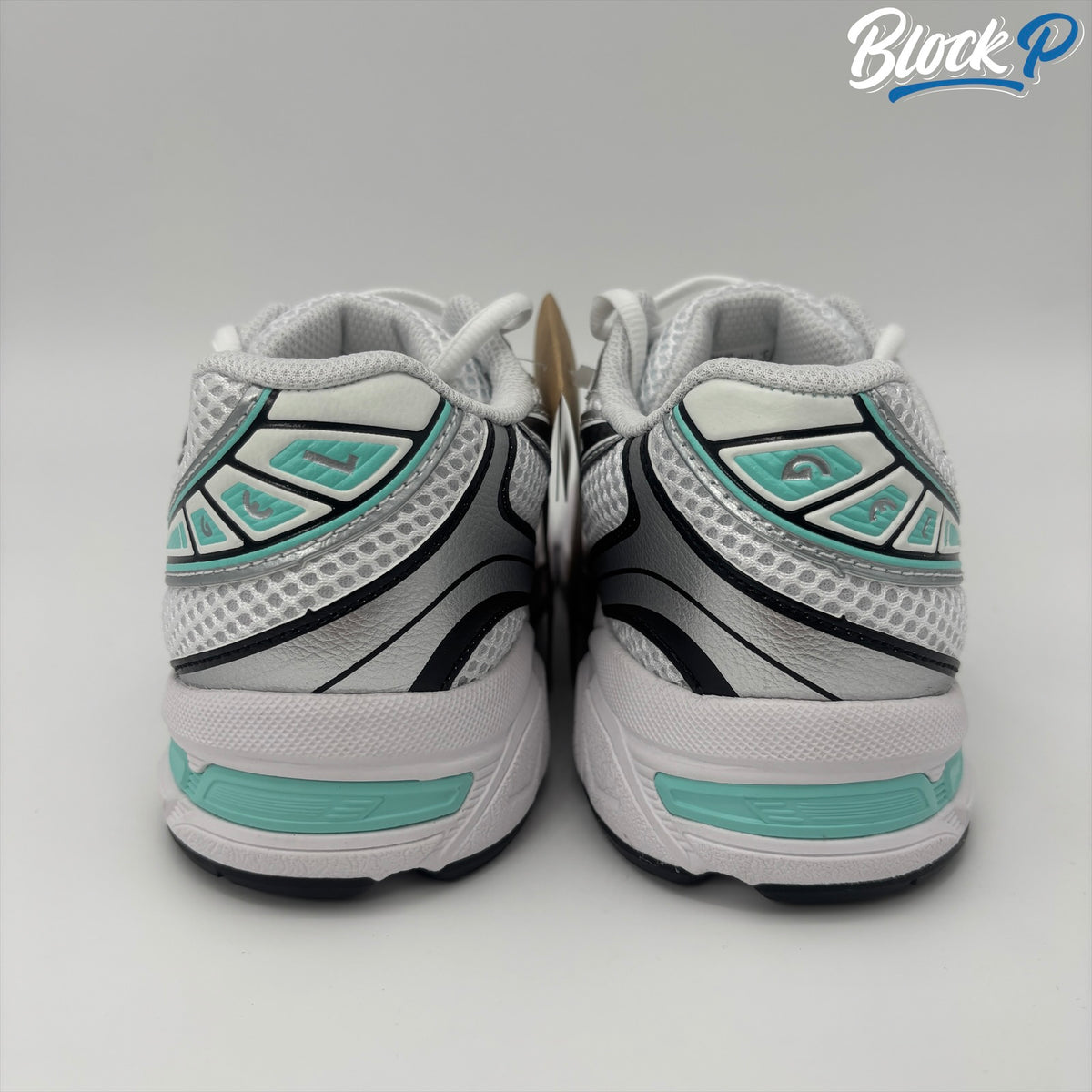 ASICS Gel-1130 White-Black top-down view — Block P Liverpool