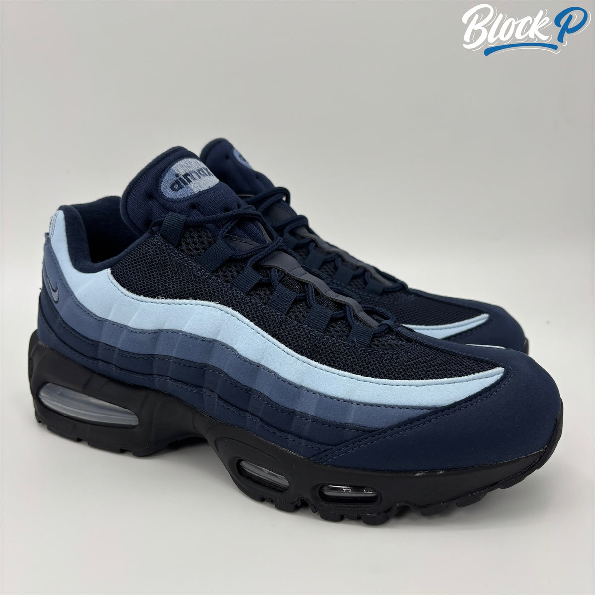 Nike Air Max 95 Big Bubble Imperial Blue — available at Block P Liverpool, 36 Renshaw Street L1 4EF