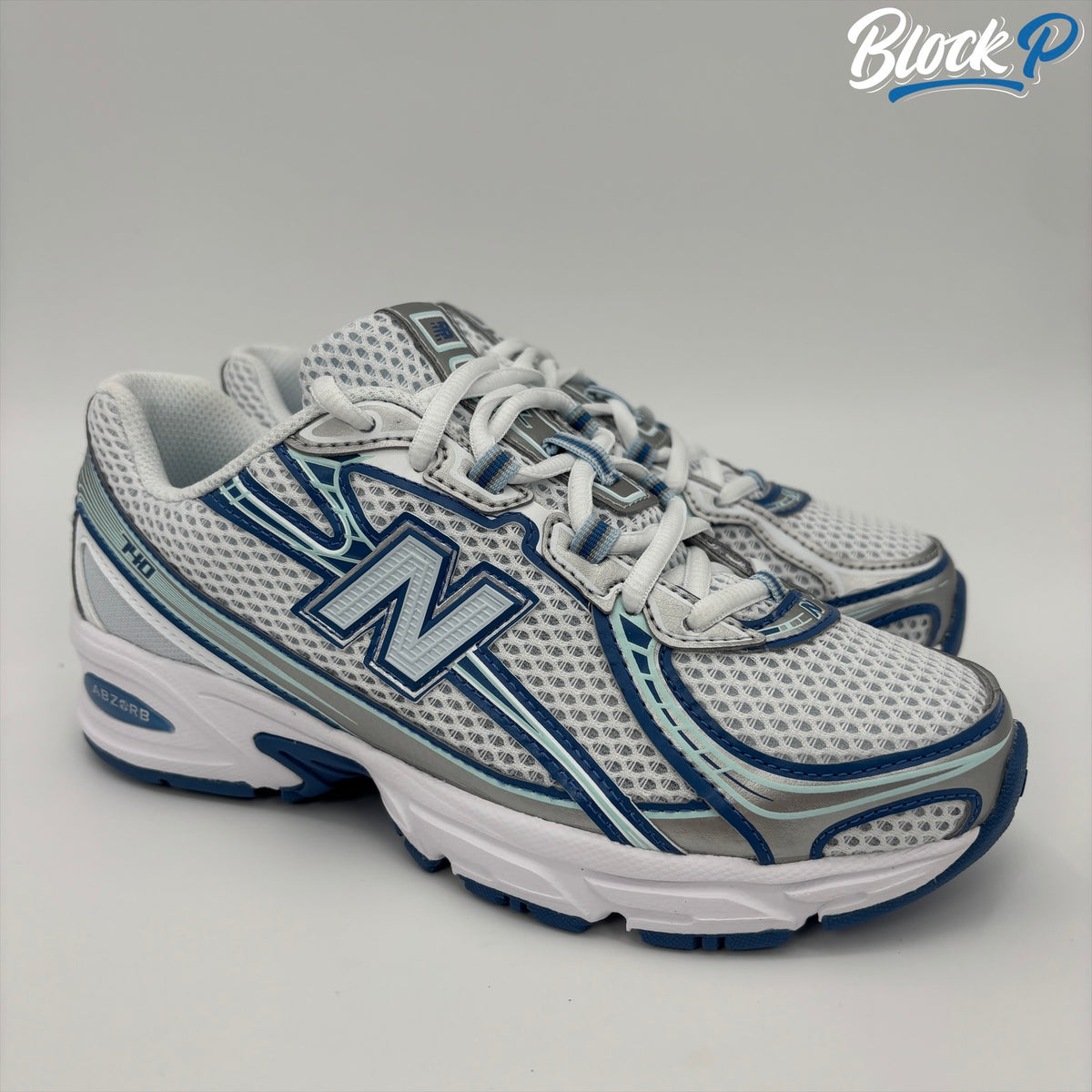 New Balance 740 Blue — available at Block P Liverpool, 36 Renshaw Street L1 4EF