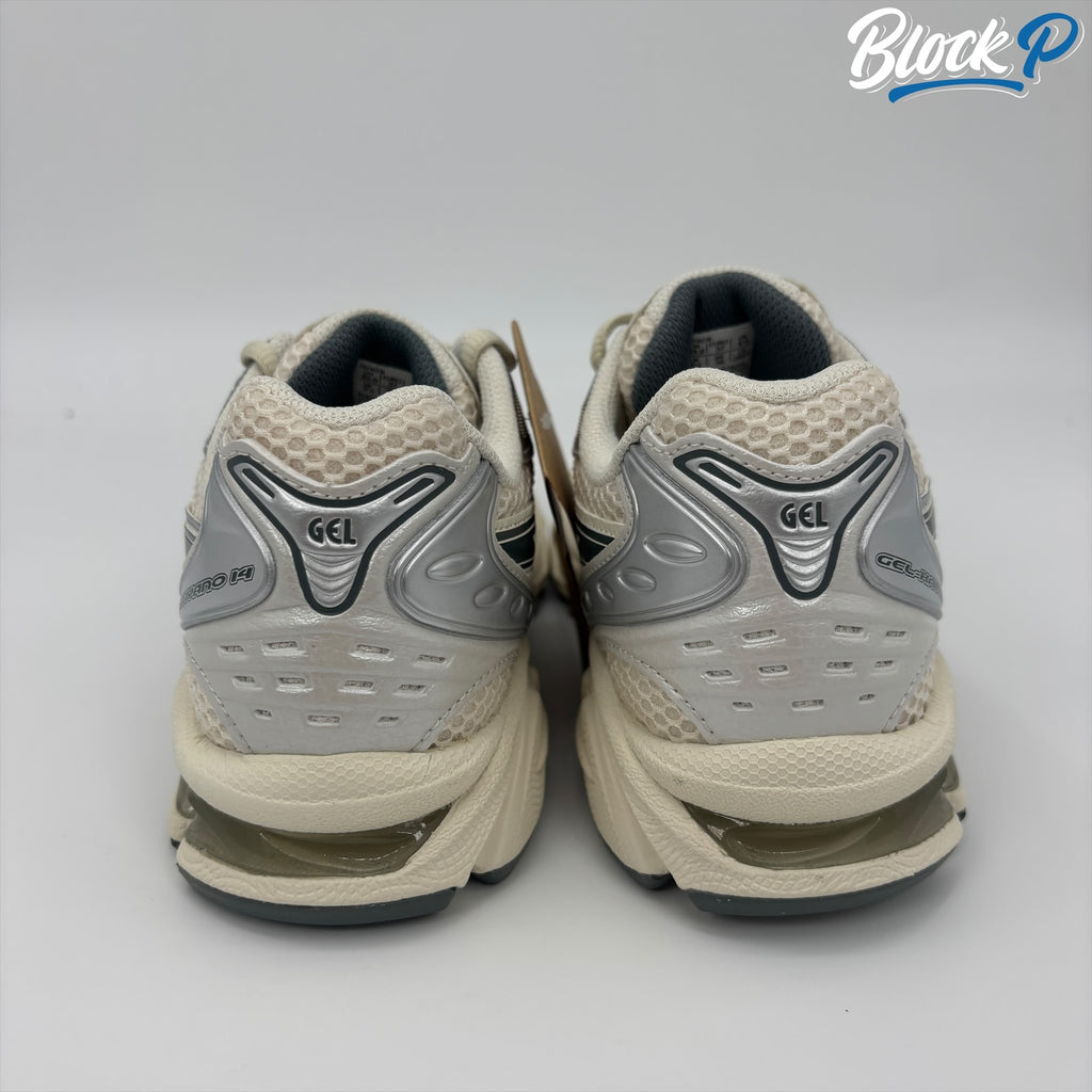 ASICS Gel-Kayano 14 Birch top-down view — Block P Liverpool