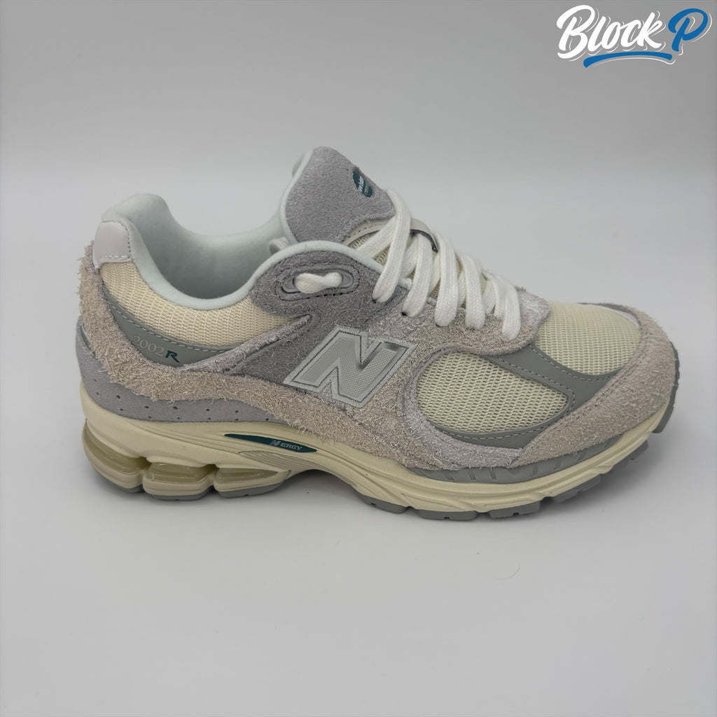 New Balance 2002R Off White side profile — Block P Liverpool