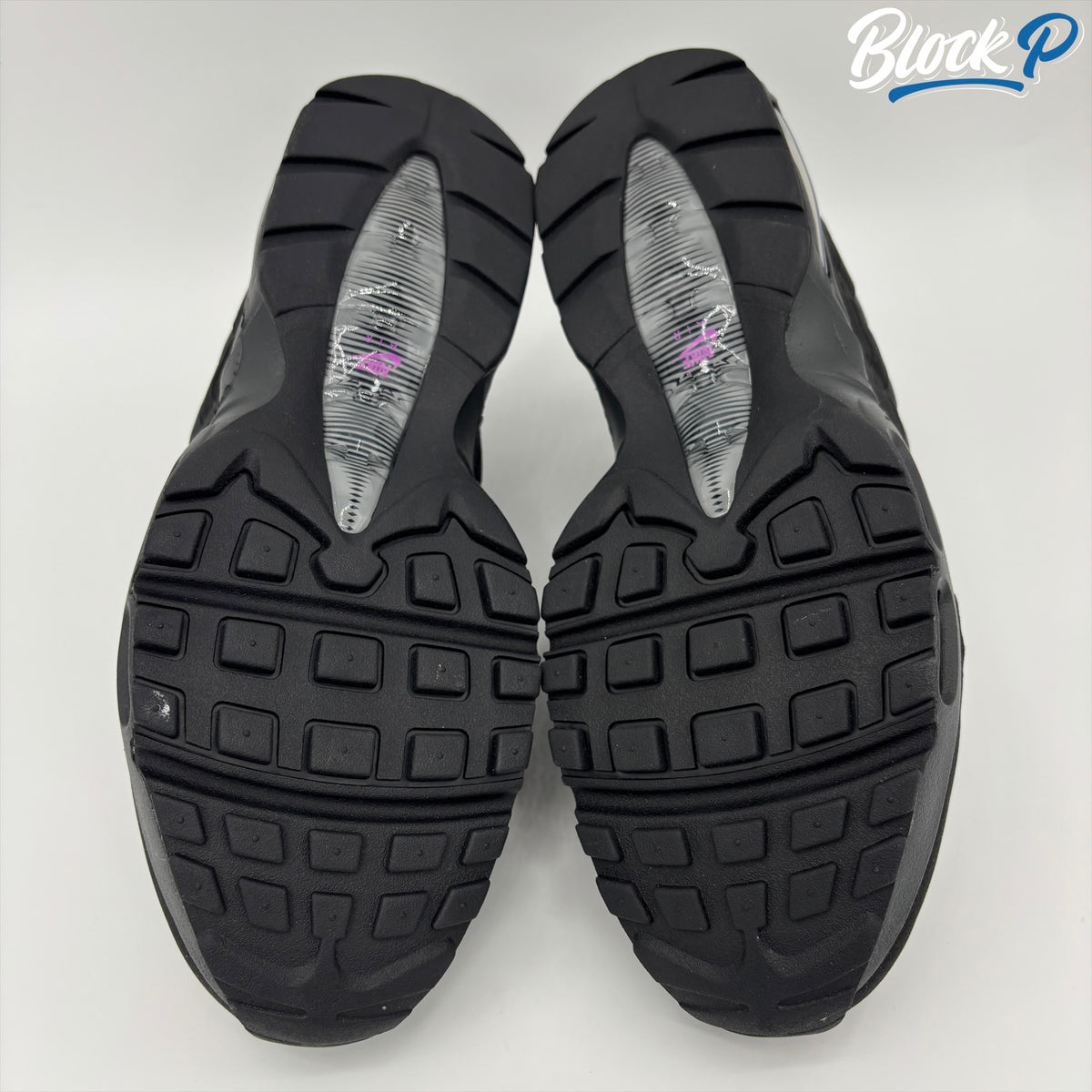 Nike Air Max 95 Vivid Purple sole detail — Block P Liverpool