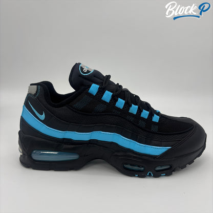 Nike Air Max 95 Black / Baltic Blue Big Bubble