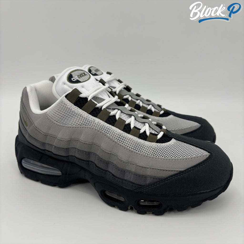 Nike Air Max 95 Medium Olive — available at Block P Liverpool, 36 Renshaw Street L1 4EF