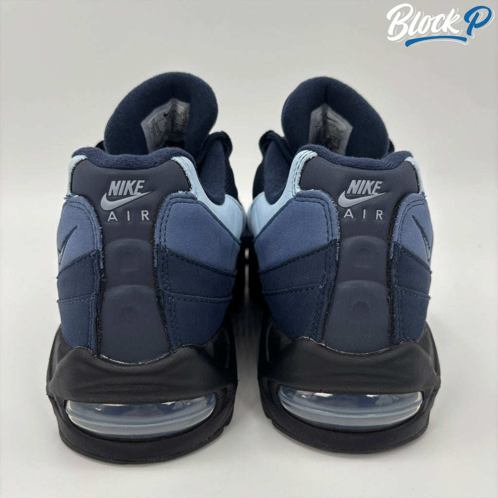 Nike Air Max 95 Big Bubble Imperial Blue top-down view — Block P Liverpool