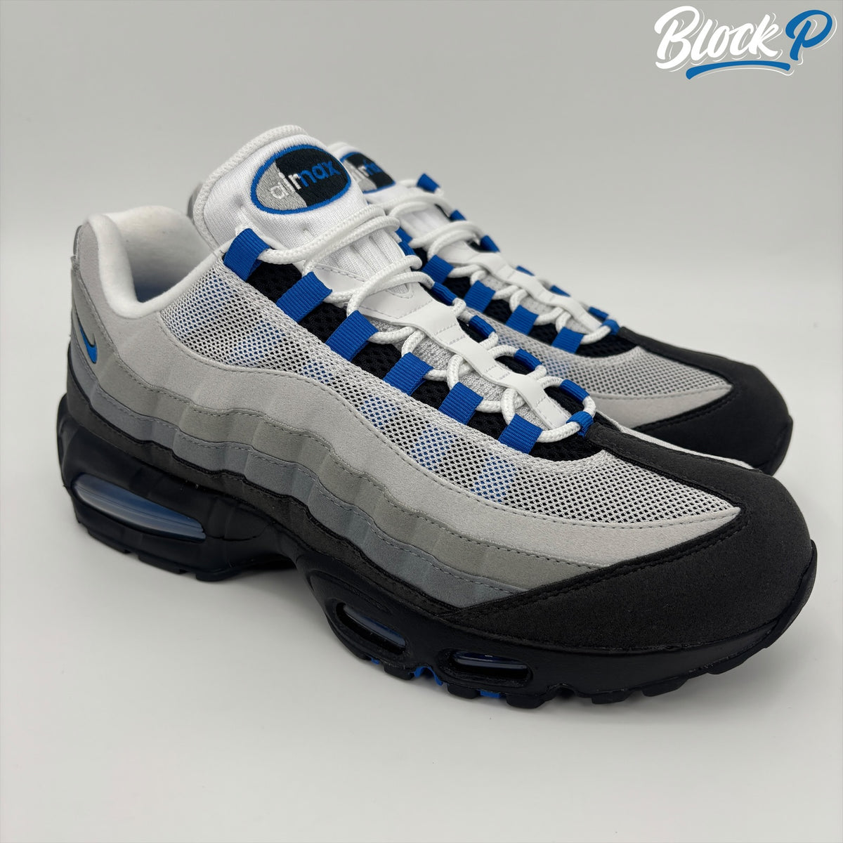 Nike Air Max 95 OG Spark Blue side white neutral grey