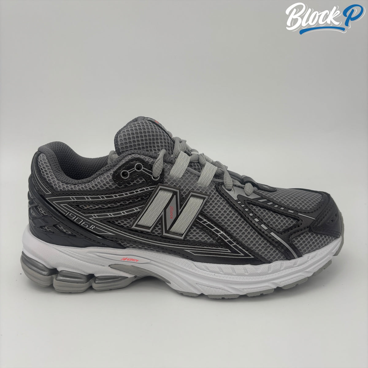 New Balance 1906 Grey side profile — Block P Liverpool