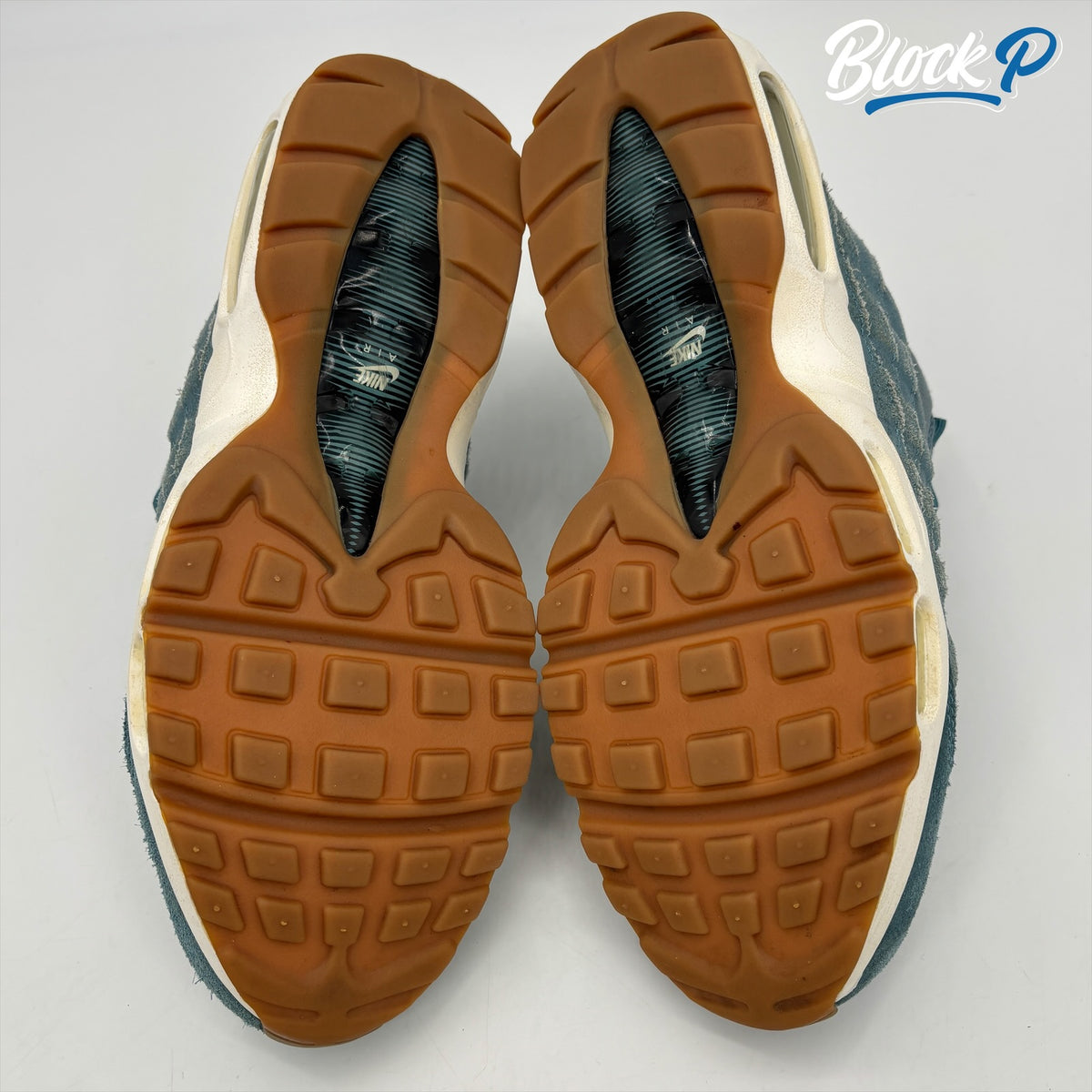 Nike Air Max 95 Smokey Blue sole detail — Block P Liverpool