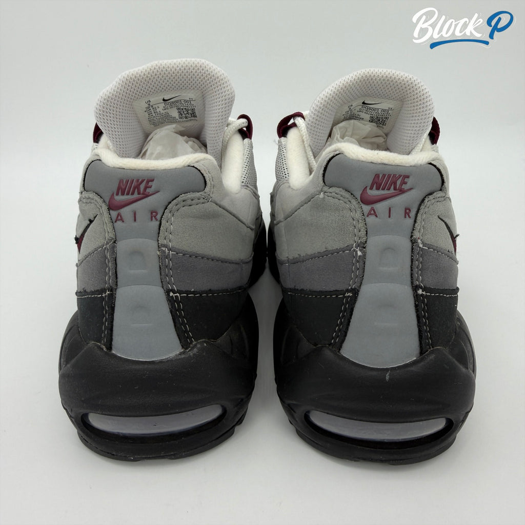 Nike Air Max 95 Beetroot top-down view — Block P Liverpool
