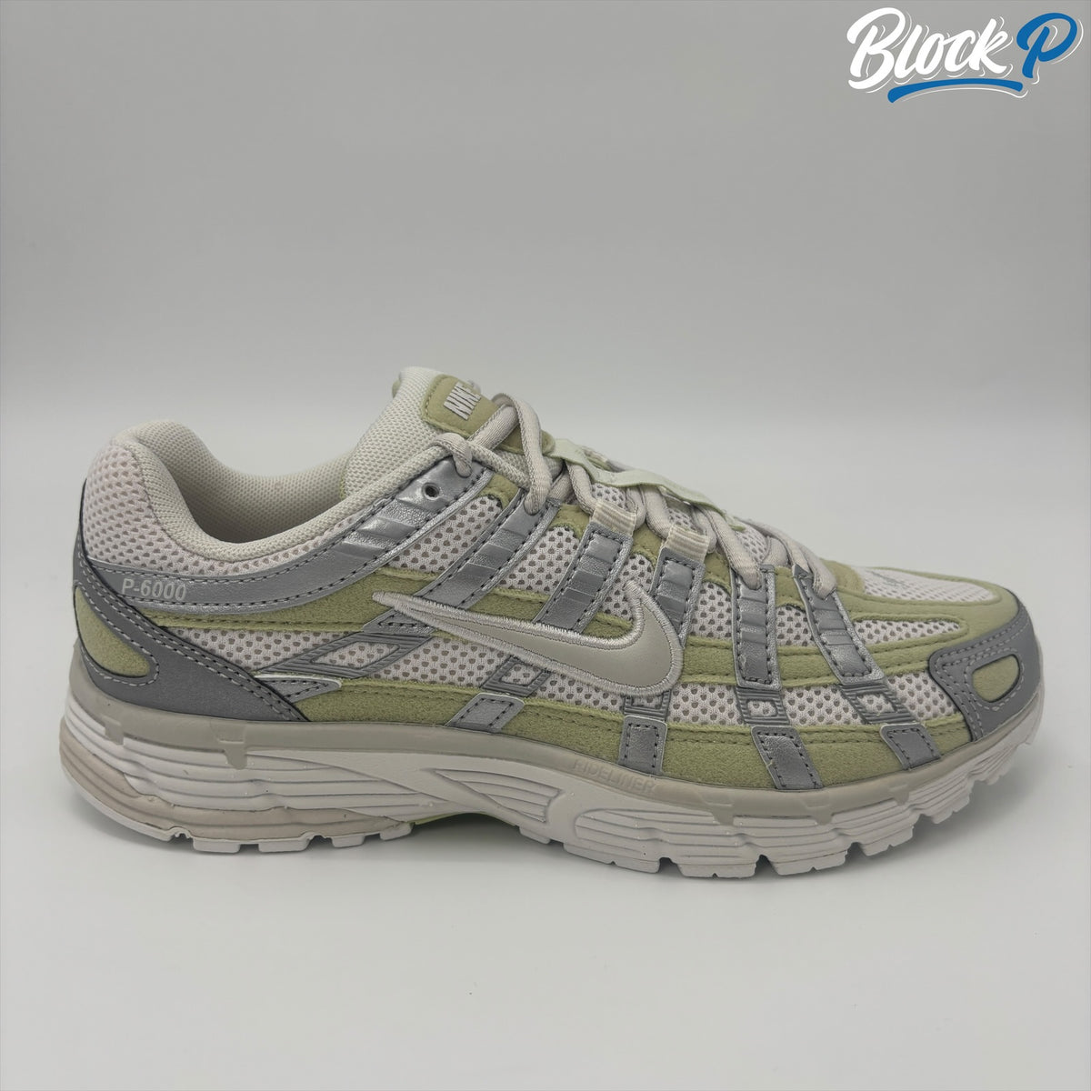 Nike P-6000 Phantom Olive side profile — Block P Liverpool