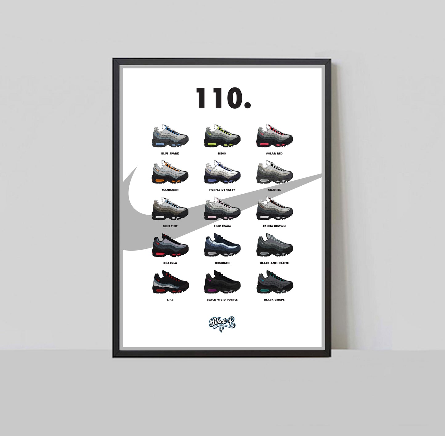 Air Max 95 110 Collection A3 Print 3.0