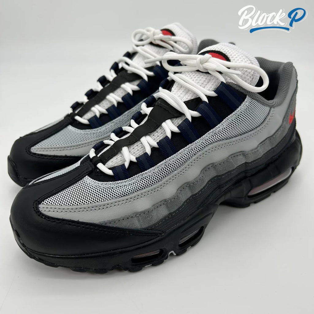 Nike Air Max 95 Track Red rear view — Block P Liverpool