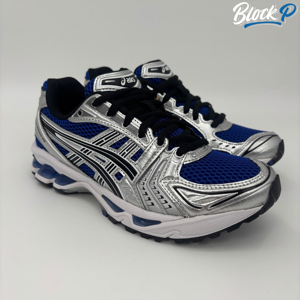 ASICS Gel-Kayano 14 Monaco Blue — available at Block P Liverpool, 36 Renshaw Street L1 4EF