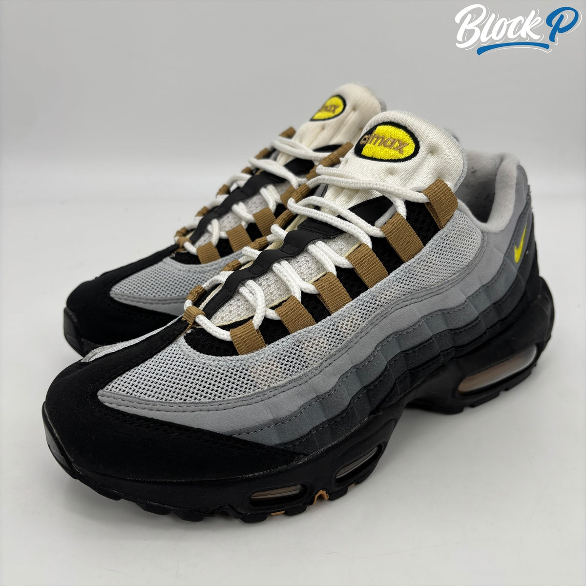 Nike Air Max 95 Icon Yellow Strike rear view — Block P Liverpool